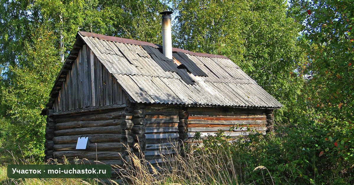 Деревянная баня на участке