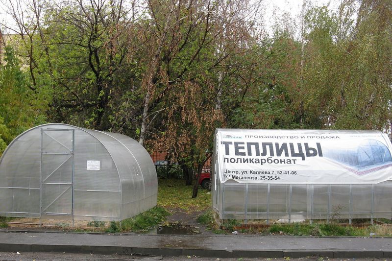 Теплицы из сотового поликарбоната