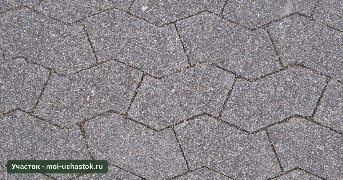Бетонная брусчатка волнистой формы