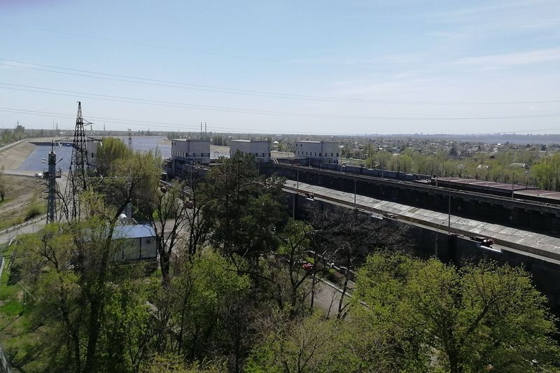 Вид на дачный посёлок