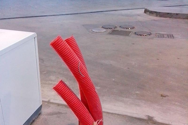 Гофрированная труба для прокладки кабеля
