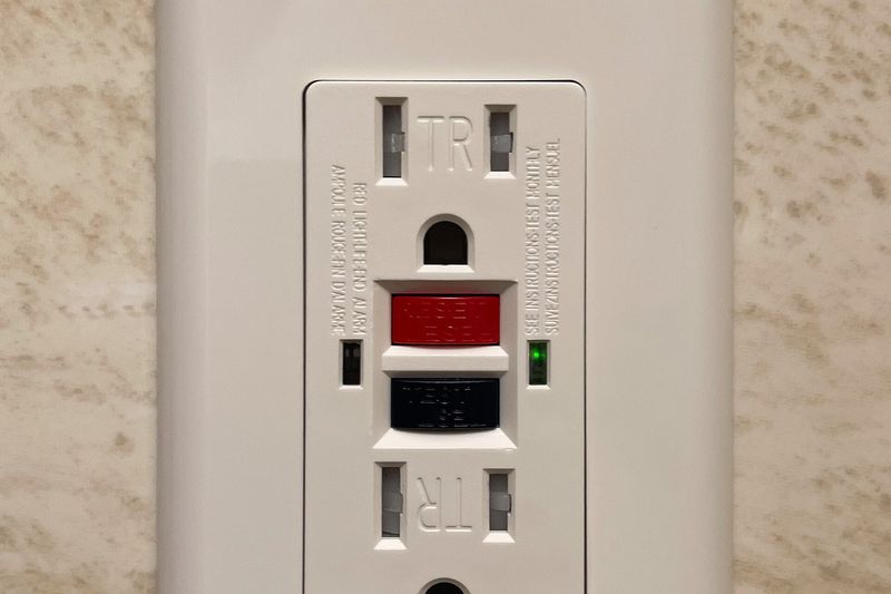 Розетка со встроенной защитой от утечки