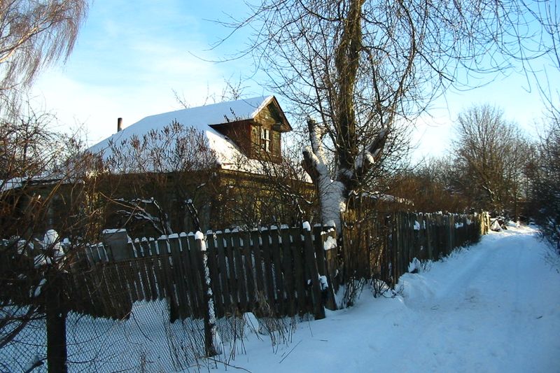 Частные дома и участки зимой