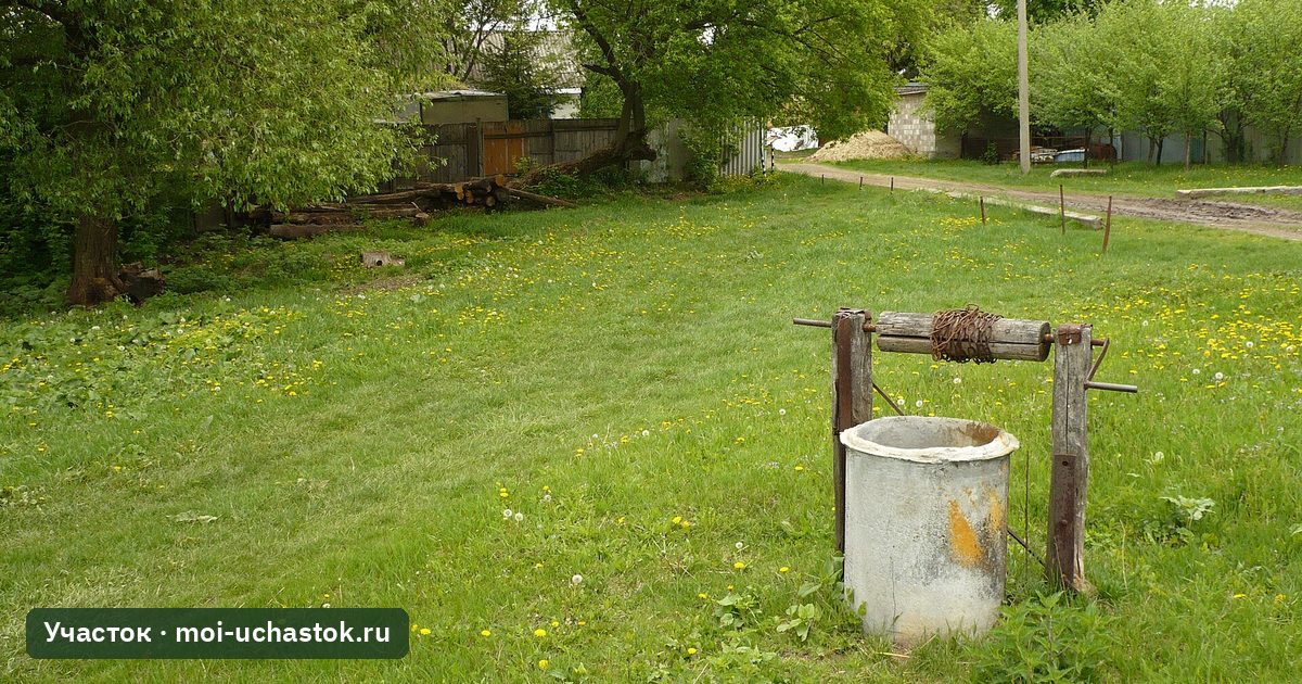 Колодец на сельском участке